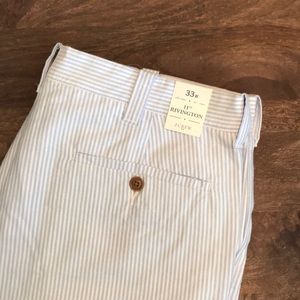 J Crew 11” Sear-sucker Shorts